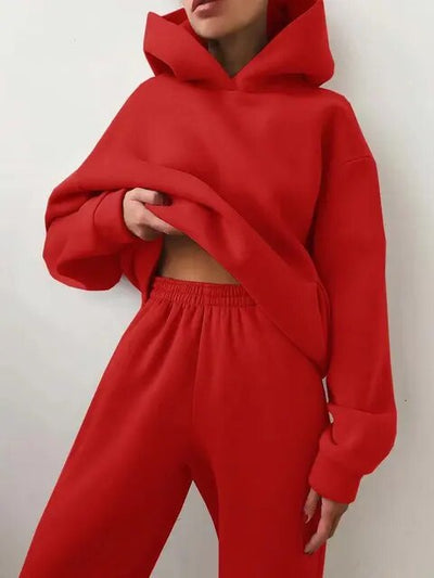 Women's hoodie and sweatpants set