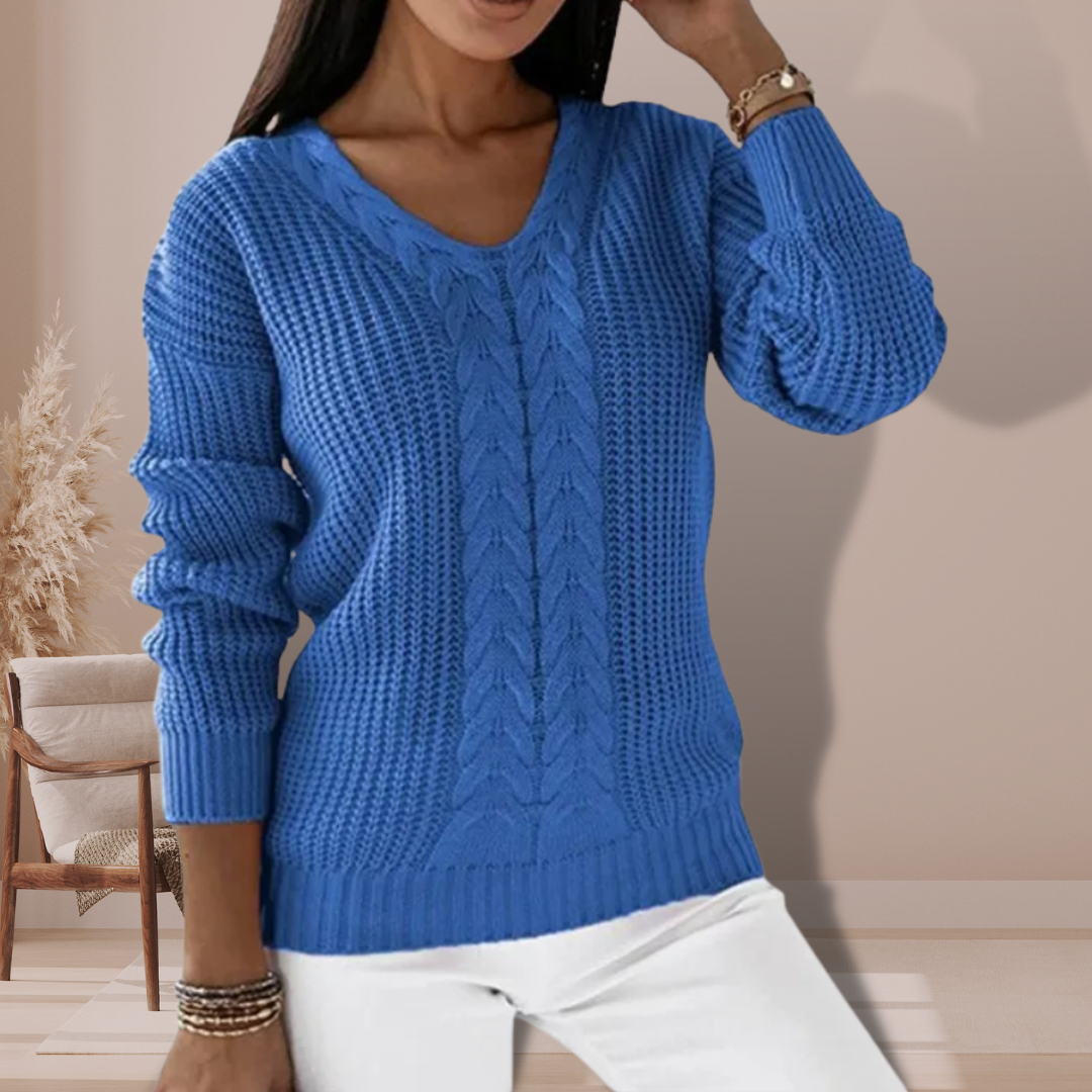 Flat knit sweater for women | Perfect for all seasons