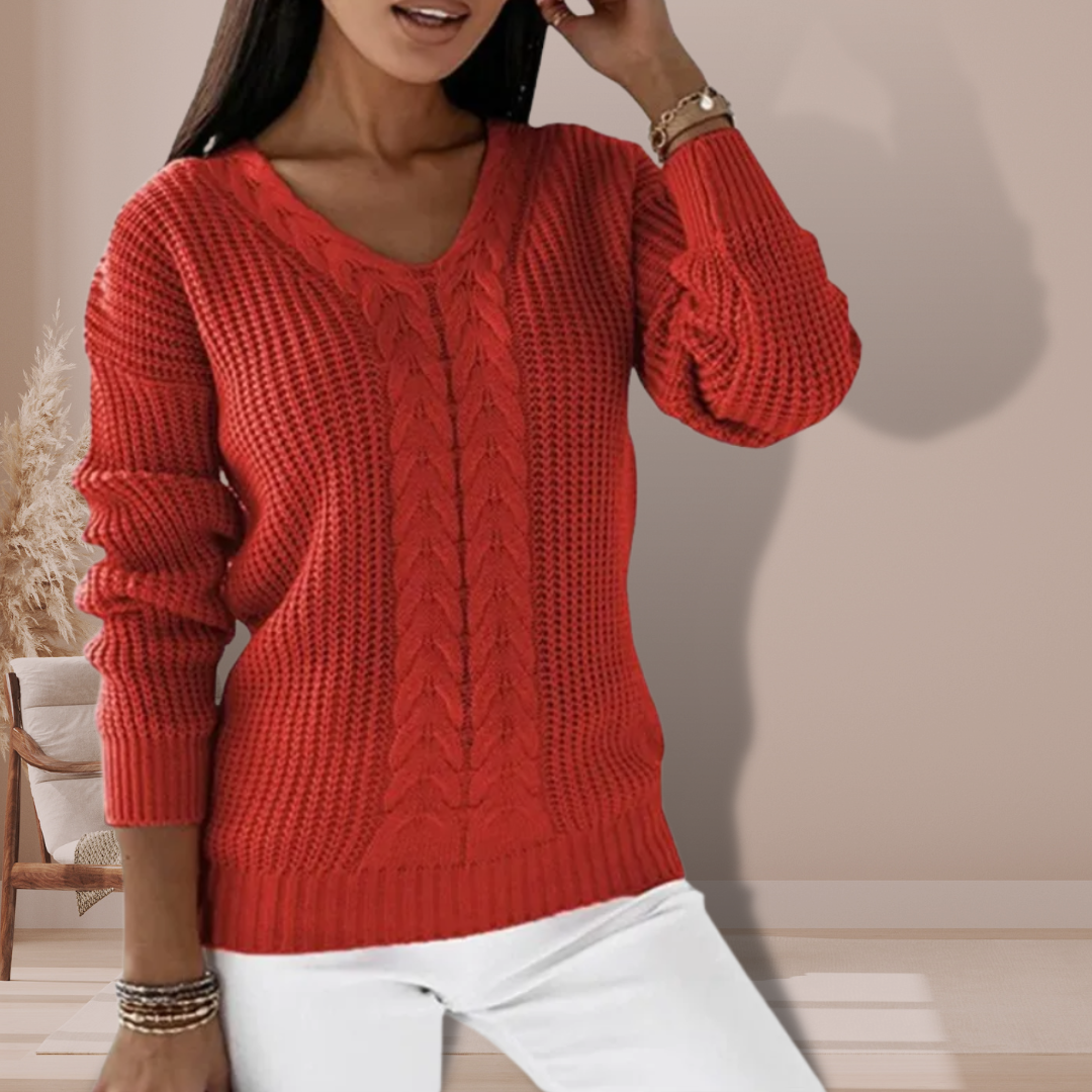 Flat knit sweater for women | Perfect for all seasons