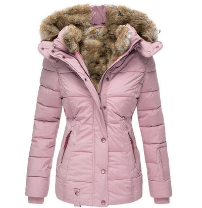 Carla - Comfortable, warm winter fur coat for women