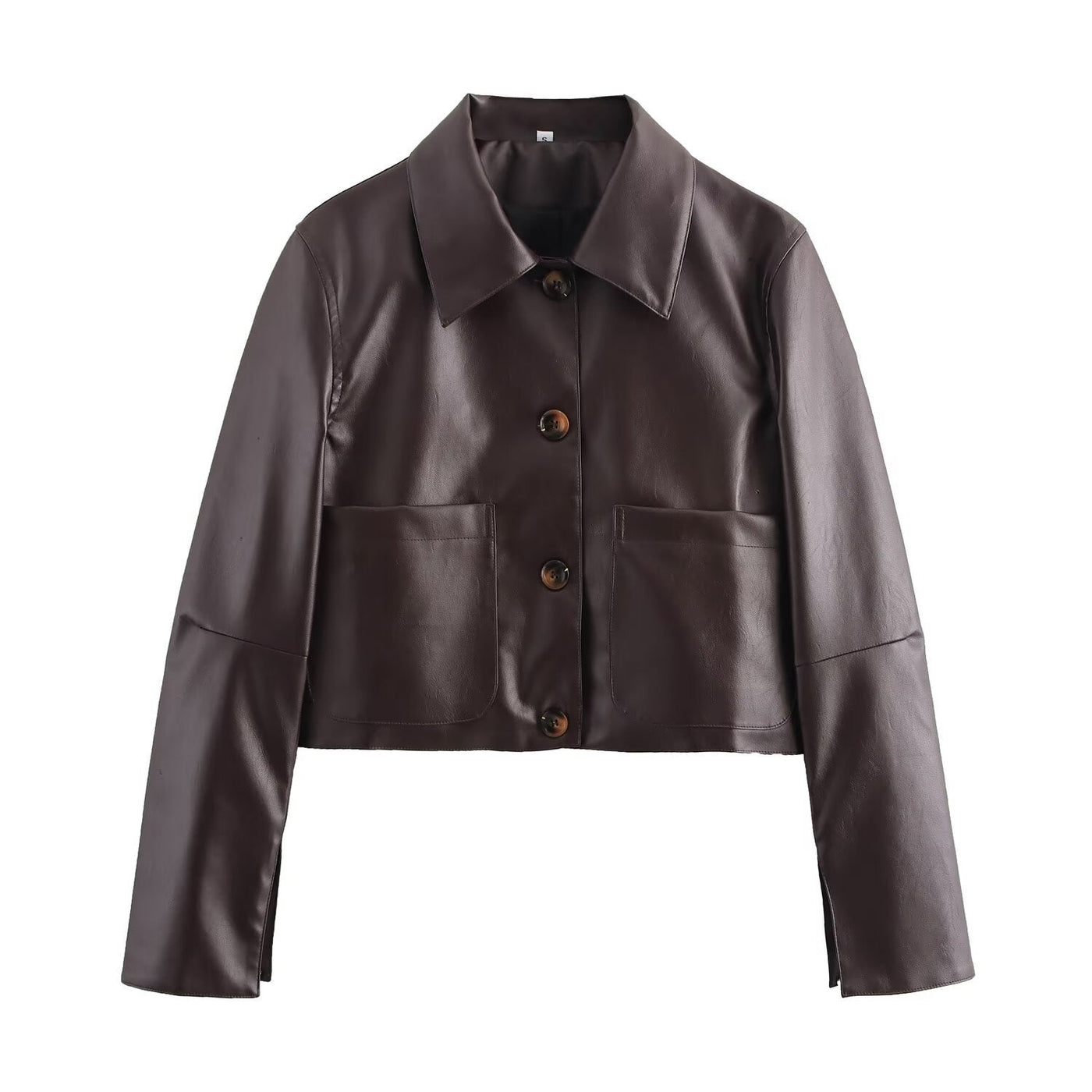 Maroxe | Solid leather jacket