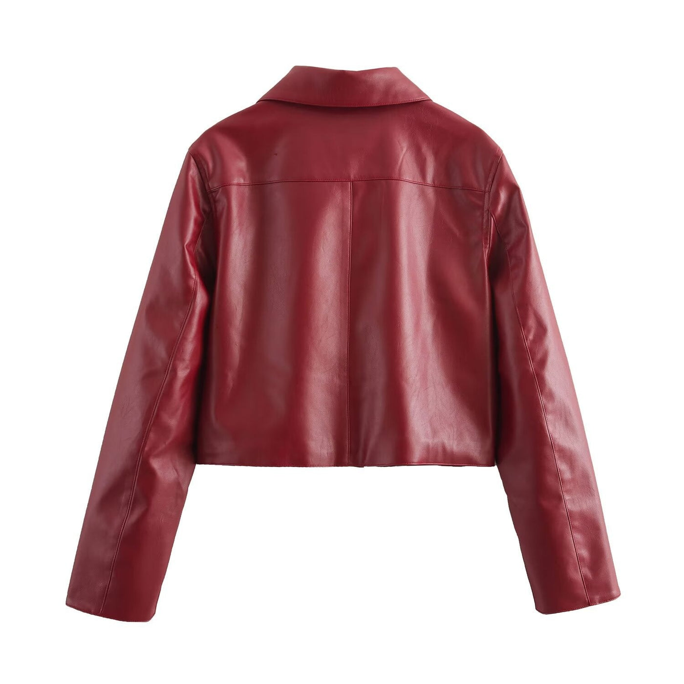 Maroxe | Solid leather jacket