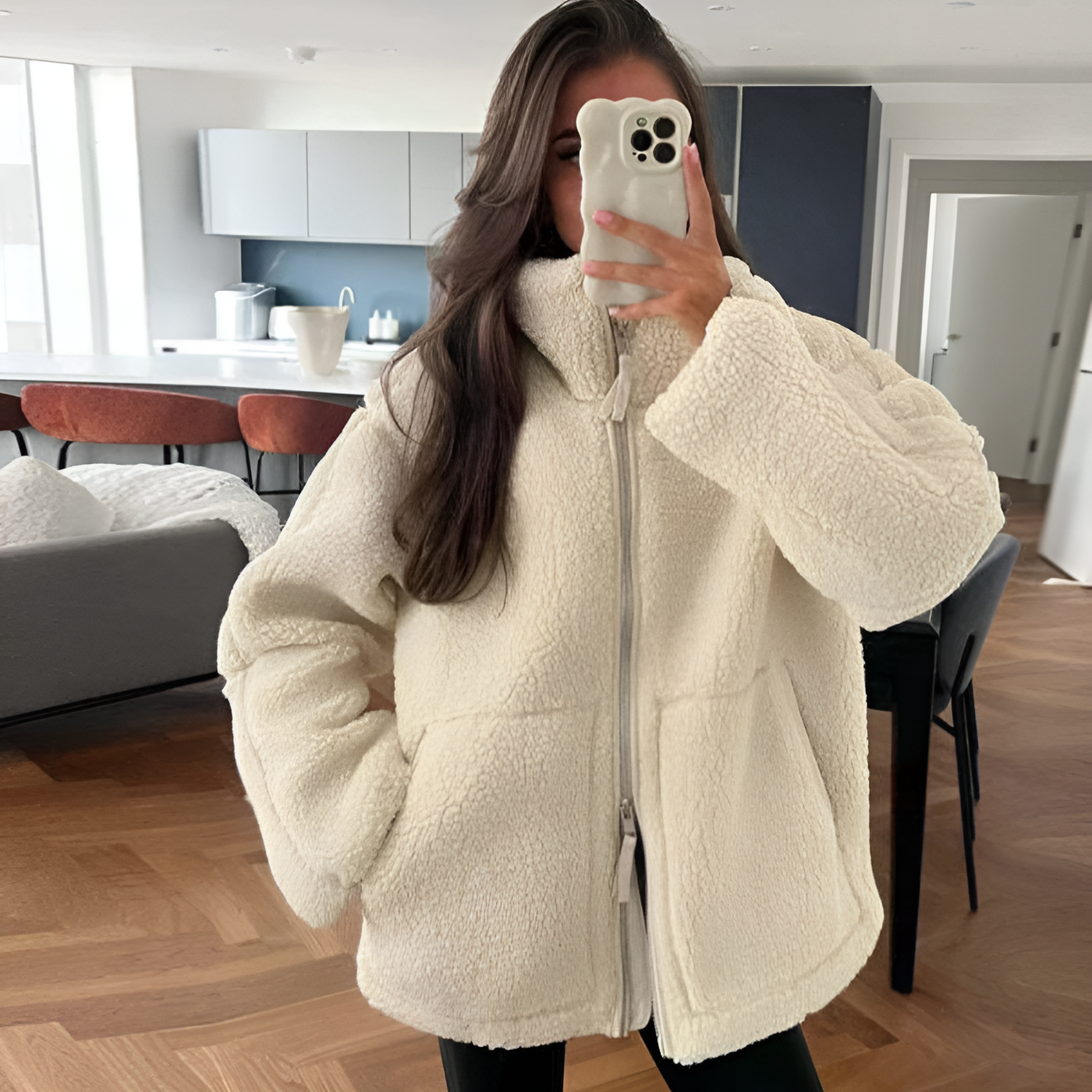 Women's Teddy fleece jacket