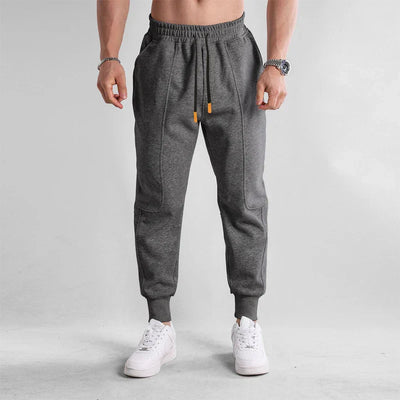 Sporty cotton sweatpants for men