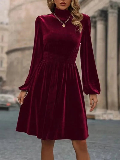 Stylish velvet women's dress | Perfect for spring and summer