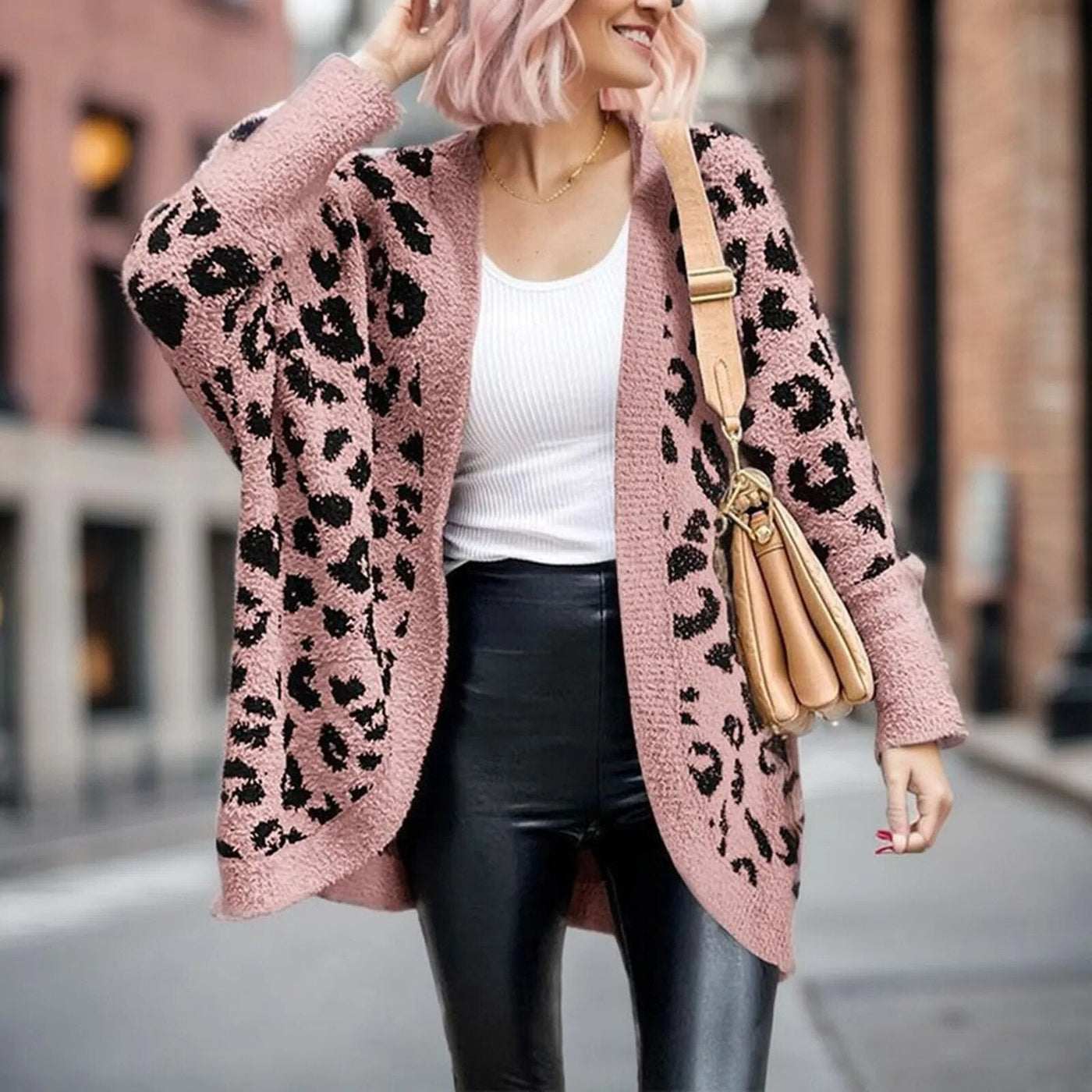 Kiln - Women's leopard print cardigan