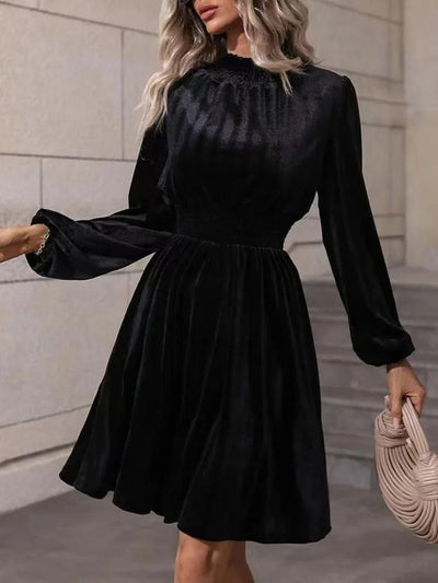 Stylish velvet women's dress | Perfect for spring and summer