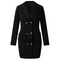 Stylish, elegant blazer dress with buttons and pockets for women | Ideal for all seasons