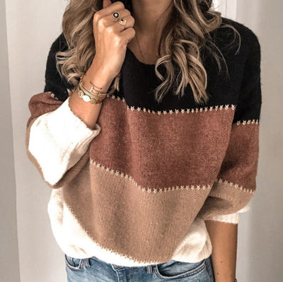 Nolia Striped Sweater In Colors