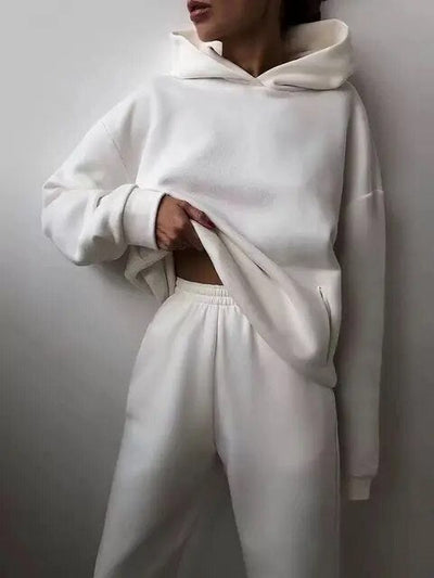 Oversized tracksuit for women | Two-piece set with hoodie and sweatpants