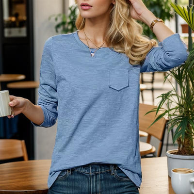 Cozy long sleeve shirt for autumn for women | Perfect for all seasons