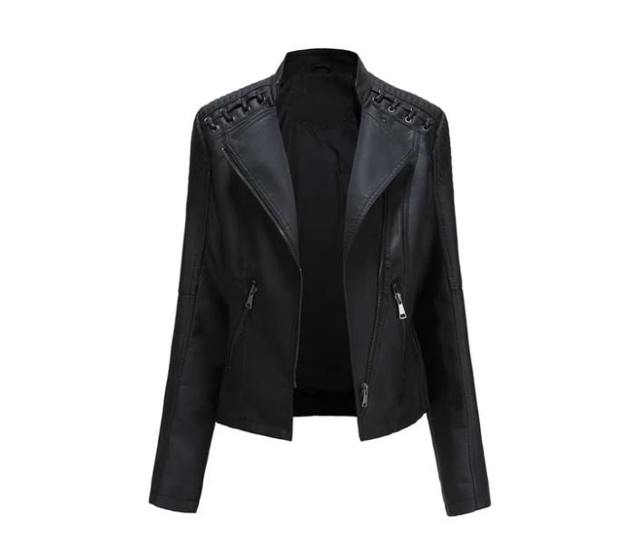 Lambskin leather jacket