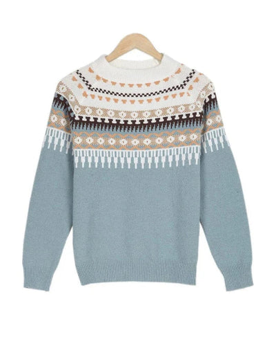 Capucine | Women's printed sweater with long sleeves