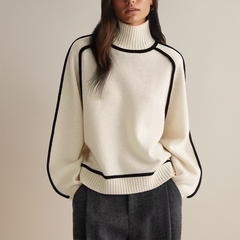 Bella | Women's cashmere turtleneck sweater