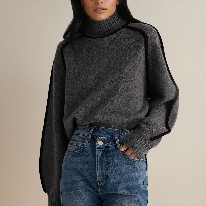 Bella | Women's cashmere turtleneck sweater