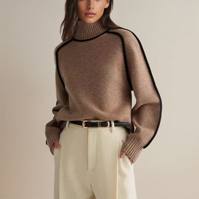 Bella | Women's cashmere turtleneck sweater