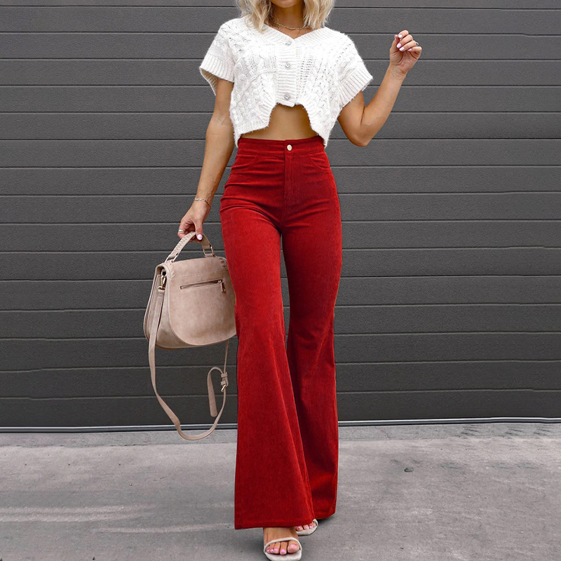 Vogue style flared pants