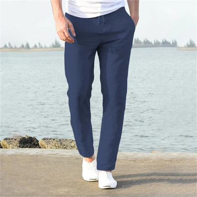 Lightweight linen trousers for men, casual and comfortable