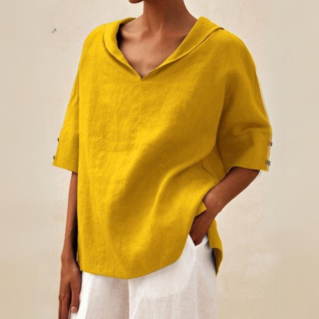 Elegant linen shirt for summer - Sieglinde