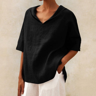 Elegant linen shirt for summer - Sieglinde