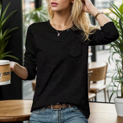 Cozy long sleeve shirt for autumn for women | Perfect for all seasons