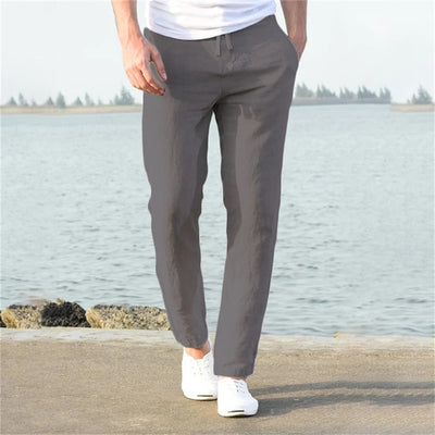 Lightweight linen trousers for men, casual and comfortable