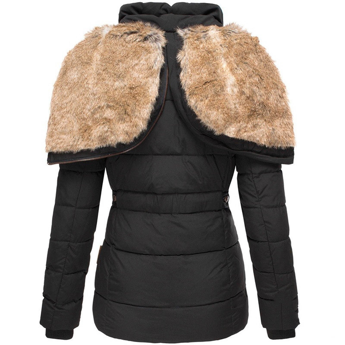 Carla - Comfortable, warm winter fur coat for women