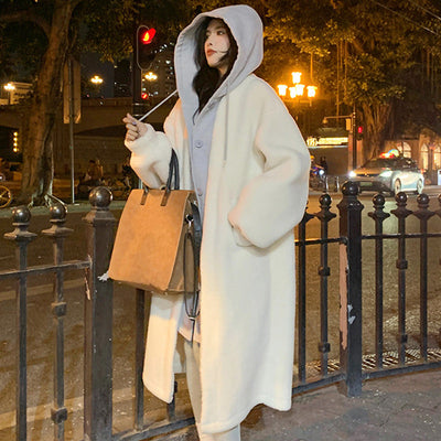 Women's 2-layer faux coat