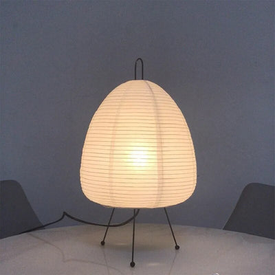 Japanese rice paper lamp with bird