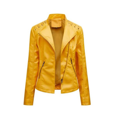 Lambskin leather jacket