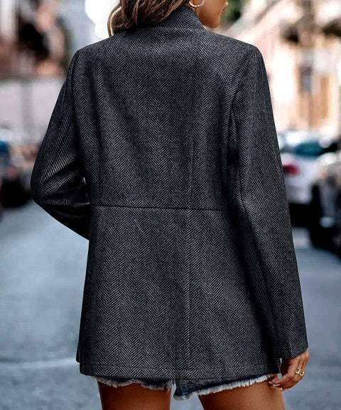 Hale - Notched Collar Open Jacket